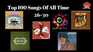 Our Top 100 Songs Of All Time Ep6 2630 [upl. by Myrlene]