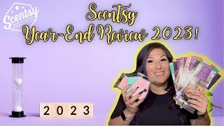 Scentsy 2023 Year End Review  Scents and Warmers of the Month [upl. by Nivrek]