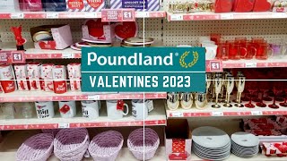 SHOP THE VALENTINES AISLE AT POUNDLAND 2023 [upl. by Stelmach232]