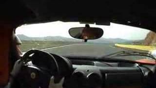 Ferrari Enzo on the track and drifting in the corners [upl. by Idmann]