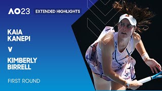 Kaia Kanepi v Kimberly Birrell Extended Highlights  Australian Open 2023 First Round [upl. by Morgen442]