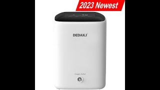 The uncover video 2023 newest DEDAKJ oxygen concentrator with reliable 1 year quality warranty [upl. by Acimaj]