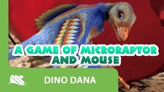 Dino Dana  A Game of Microraptor and Mouse  Episode Promo  Michela Luci Saara Chaudry [upl. by Asyral]