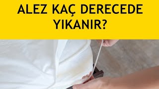 Alez Hangi Programda Kaç Derecede Yıkanır [upl. by Sida]