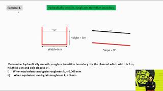 Hydraulically Smooth Rough amp Transition Boundary MathOpen Channel Flow [upl. by Wendelin]