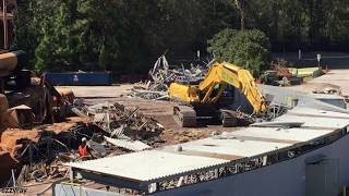 Hollywood Studios Catostrophe Canyon Demolition [upl. by Brannon]