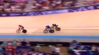 PARIGI 2024 CICLISMO SU PISTA MADISON ARGENTO VIVIANI CONSONNI [upl. by Airednaxela]