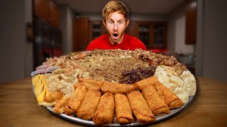 The Worlds BIGGEST Chinese Food Platter Challenge [upl. by Suryc166]