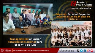 🔴 EnVivo  Transportistas anuncian Paralización Nacional para el 16 y 17 de julio [upl. by Ocin]