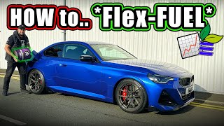 M240i goes FLEXFUEL  Ethanol E85 content sensor INSTALL BM3 [upl. by Wadesworth937]