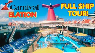 Carnival Elation Full Ship Tour [upl. by Hobie403]