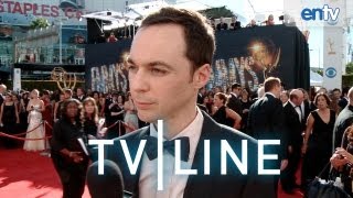 Emmys 2013 Jim Parsons Talks The Big Bang Theory Season 7  TVLine [upl. by Yee]