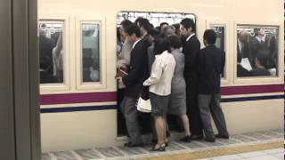 The Tokyo Morning Subway  東京の地下鉄  Japan As It Truly Is [upl. by Libby]