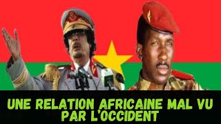 Une Relation Mal Vue Par LOccident Qui Se Termine Par Un Coup Détat  SANKARA amp KADHAFI [upl. by Oinegue]