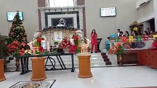 Pujian Anneth Delliecia Nasution Ibadah Natal GMIM Sion WinangunManado 25 Desember 2018 [upl. by Nosae]