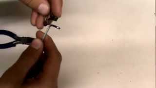 How to make WWII M1 Helmet Chinstraps Part 2 J hook [upl. by Haizek]