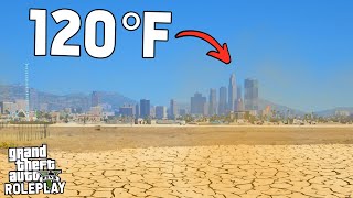 Can Players Survive a DEADLY Heat Wave  GTA RP [upl. by Ednyl]