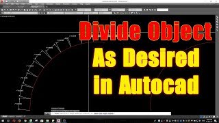 Lisp autocad  Lisp divide object in autocad [upl. by Bronson173]