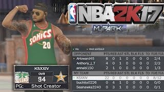 NBA 2K17 MyPARK  21 POINT CHALLENGE DROPPED 22 POINTS LEO ENDED HIS PARK CAREER [upl. by Asiak]