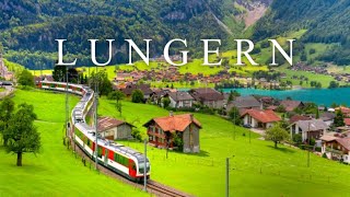 4K  Worlds Most Beautiful Mountain Village Lungern  Switzerland Walking [upl. by Salisbarry]