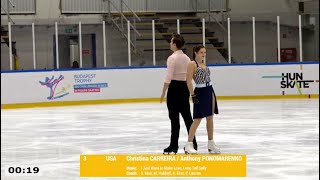 Christina Carreira amp Anthony Ponomarenko  Budapest Trophy 2024 RDă€Long Tall Sallyă€‘ [upl. by Ahsii]