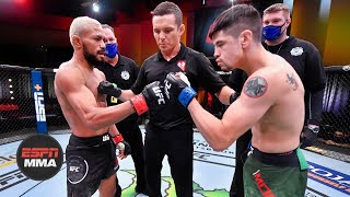 Looking back at Deiveson Figueiredo vs Brandon Moreno 1  ESPN MMA [upl. by Quartet966]