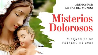 Rosario de Hoy VIERNES 23 de FEBRERO  Misterios DOLOROSOS  Wilson Tamayo [upl. by Jueta]