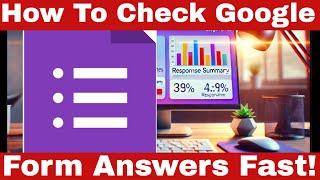 How to check answers on google forms [upl. by Arytas]