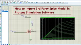 How To Import 3rd Party SPICE Model in Proteus Simulation Software [upl. by Shaikh]