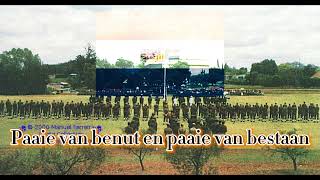 Vorentoe SuidAfrika Afrikaans Lyrics [upl. by Rosner19]