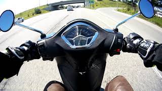 Piaggio Liberty 150  morning ride [upl. by Zetnas]