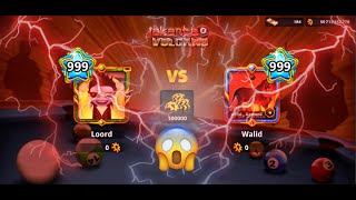 8Ball Pool  Level 998 the Highest in the WorldWalid damoni VS Me  Trickshots highlights [upl. by Obed257]