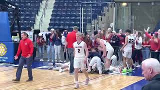 FertileBeltrami beats Cass LakeBena on a buzzer beater in Section 8A tourney [upl. by Nodlehs]