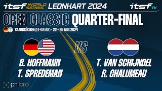 HoffmannSpredeman vs Van SchijndelChalumeau  Quarterfinal  ITSF 2024 WS Leonhart Open Classic [upl. by Liew]