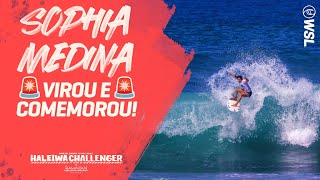 SOPHIA MEDINA VIRA NO MINUTO FINAL E GARANTE A SUA VAGA NO ROUND DE 32 DO HALEIWA CHALLENGER 2022 [upl. by Kazim]