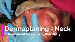 Dermaplaning  The Neck [upl. by Siddra]