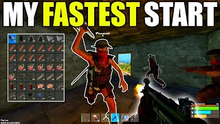 My FASTEST START EVER  Rust Console Edition [upl. by Aleakcim]