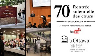 Rentrée solennelle des cours 2023 [upl. by Cocke]