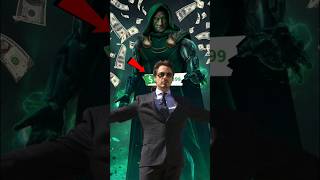 How much is Marvel paying Robert Downey Jr to play Dr Doom  shorts [upl. by Dustin]