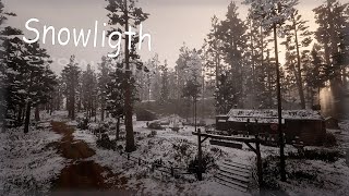 24H ingame time RDR2  Manzanita Post  Snowlight [upl. by Dace173]