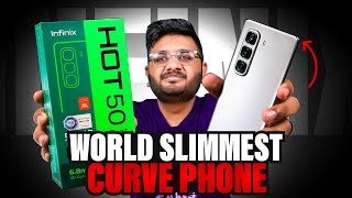 Infinix Hot 50 Pro Unboxing  Worlds Slimmest Curved Phone [upl. by Chuah312]