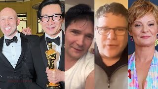 Goonies React To Ke Huy Quans Oscar Win [upl. by Gabel]