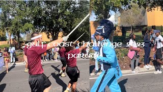 GULF COAST CHALLENGE PARADE 2023 ALABAMA AampM VS JACKSON STATE MOBILE ALABAMA [upl. by Laddie]