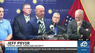 KATV Attorney General Griffin Announces Series of Organized Retail Crime Arrests 09 13 2024 [upl. by Ademordna]