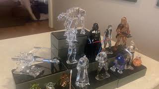 Disney Star Wars Swarovski Collection 15 pieces in total [upl. by Aleakam531]