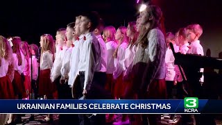 Ukrainian families celebrate Christmas after official move of holiday earlier this year [upl. by Edmund]