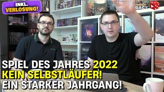 Spiel des Jahres 2022  Wir diskutieren über unsere Empfehlungen Nominierten und Gewinner [upl. by Claudy]