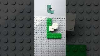 Write three words with the letter L alphabetlore shortsvideo relaxing satisfying lego [upl. by Tnemelc]