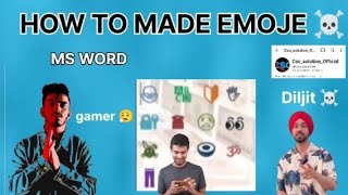 How To Made In Ms Word Symbol In Laptop Or Pc  New symbol [upl. by Madelene598]