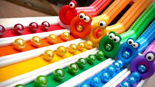 Marble Run 1000 Marbles Rain Gutter VS Mega Whirlpool ASMR Amakandu [upl. by Ettelrahc844]